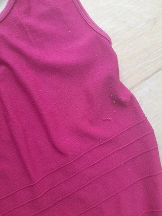Vestido mini fucsia