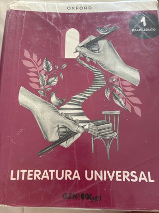 Literatura Universal 1º Bachillerato. Libro del...