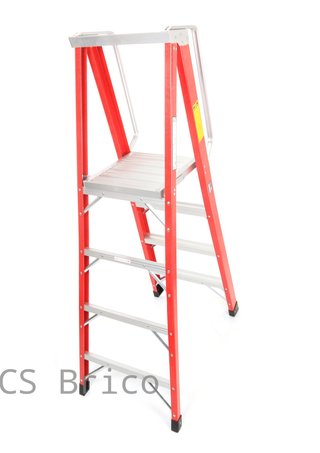 Escalera Fibra Tijera 2x4 - 1,14 Metros - 10400 - Mader