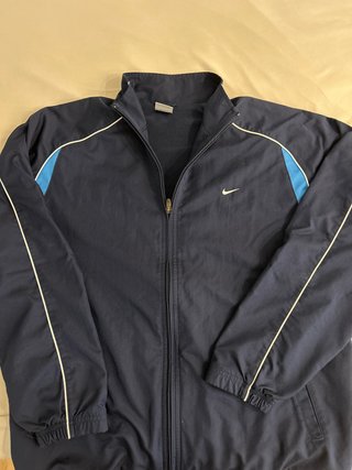 Sudadera Nike cremallera completa azul deportiva