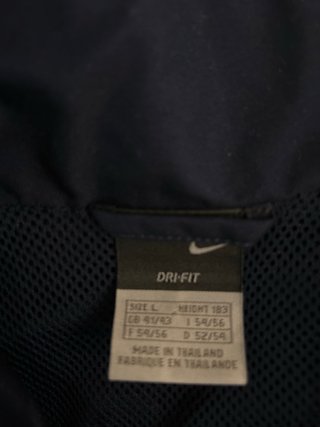 Sudadera Nike cremallera completa azul deportiva