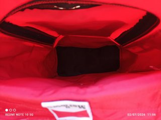 Mochila Roja y Negra Medidas 55x40x20
