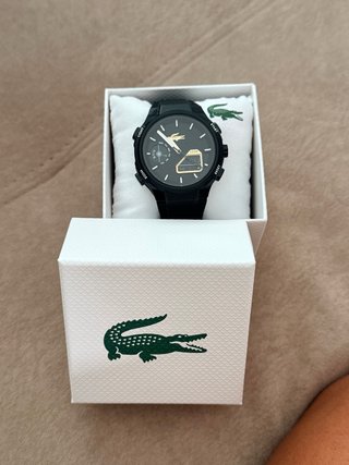 Reloj Lacoste Negro y Dorado