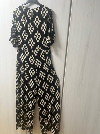 Mono pantalón largo estampado mujer