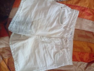 Pantalón corto blanco Zara Talla 34
