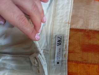 Pantalón corto blanco Zara Talla 34