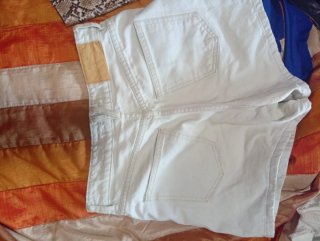 Pantalón corto blanco Zara Talla 34