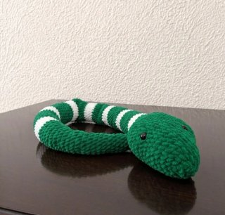 Serpiente amigurumi