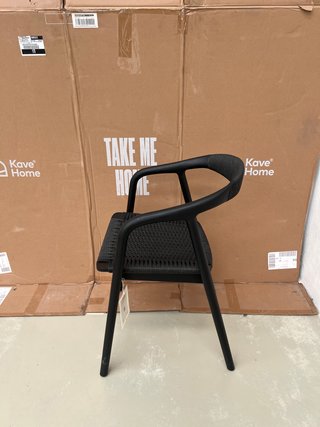 Sedia Kave Home Derile Rovere Nero