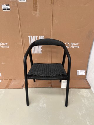 Sedia Kave Home Derile Rovere Nero
