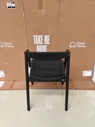 Sedia Kave Home Derile Rovere Nero
