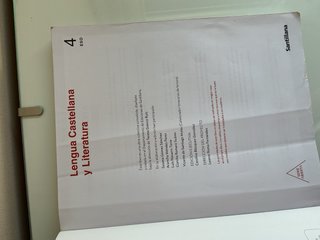 Lengua Castellana y Literatura, 4 ESO