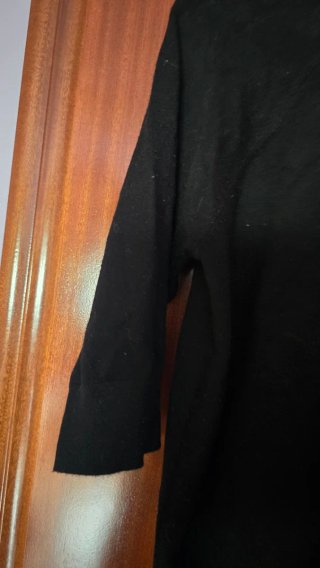 Jersey cuello alto negro talla Xl