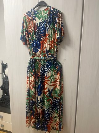 Mono pantalón estampado tropical