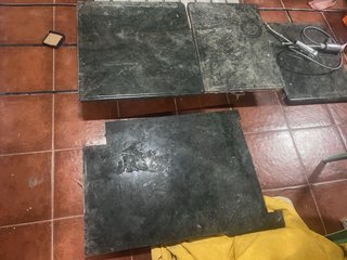 Encimera granito verde con fregadero