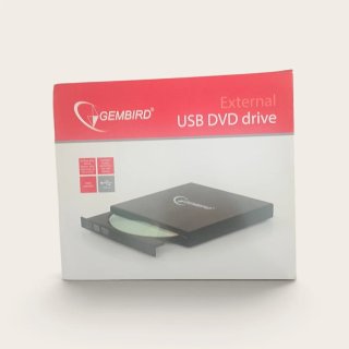 Lector DVD Externo Gembird USB Negro