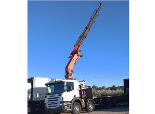 SCANIA 4 Ejes con Pluma y Plataforma
