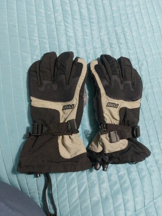 Guantes Moto Hombre POW Negro/Gris Talla L
