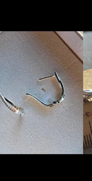 Pendientes plata 925 con cristales