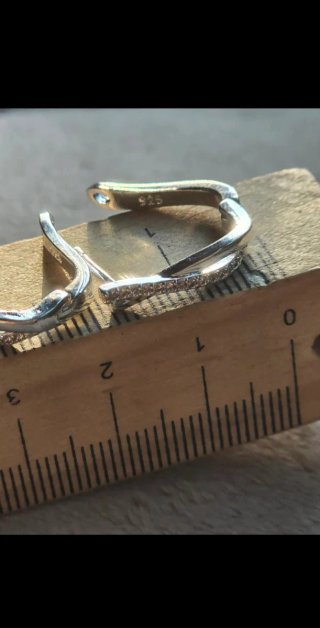 Pendientes plata 925 con cristales