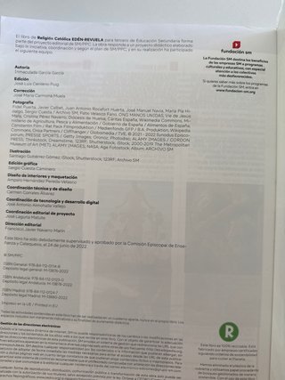 Religión Católica, 3 Secundaria, Comunidad de M...