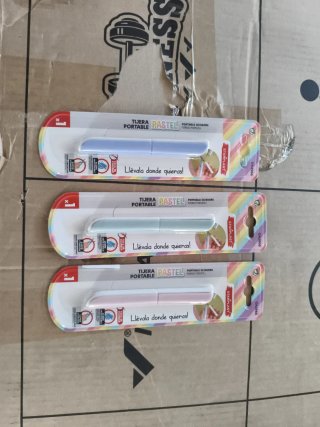 Pack 3 Tijeras Portátiles Pastel