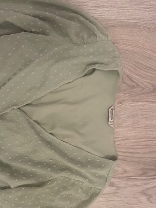 Vestido verde salvia Stradivarius Talla S