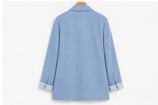 Blazer azul Stradivarius