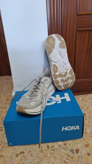 Hoka Clifton 10 Gris/Blanco