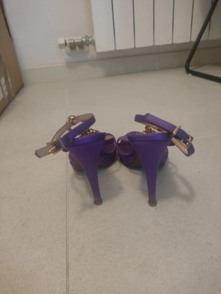 Sandalias Tiffi Moradas con Pedrería