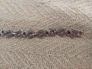 Pulsera Vintage Plata Estilo Art Deco