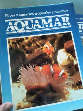 Revista de acuarios,  años 80