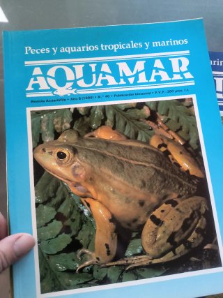Revista de acuarios,  años 80