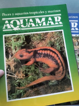 Revista de acuarios,  años 80
