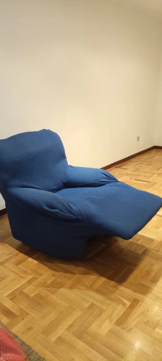 Sillón relax 10 funciones masaje y dos fundas