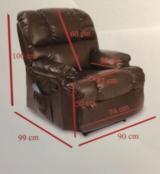Sillón relax 10 funciones masaje y dos fundas