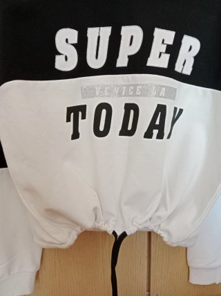Sudadera H&M bicolor Talla S