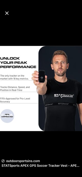 STATSports APEX GPS para Fútbol