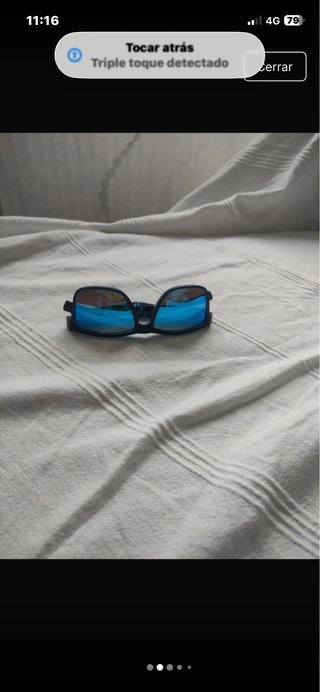 Gafas de sol Fashion azules y negras