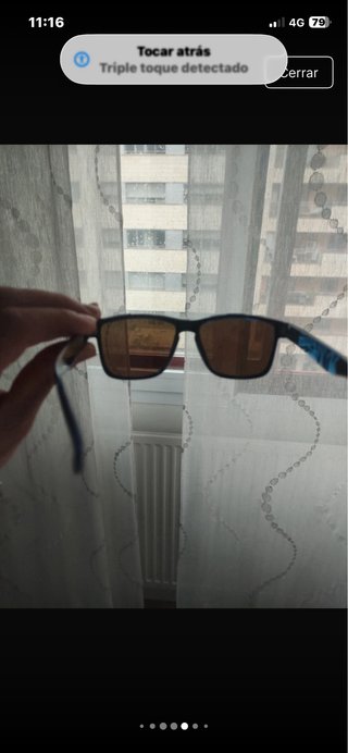 Gafas de sol Fashion azules y negras