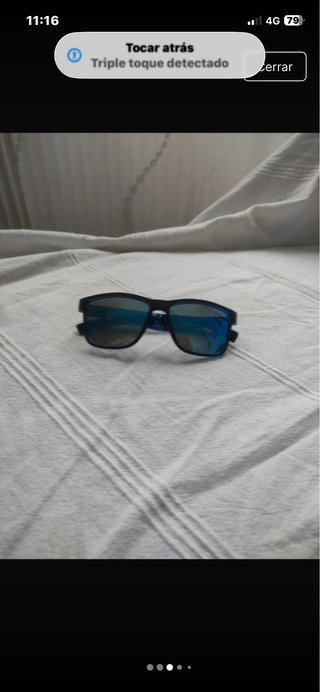 Gafas de sol Fashion azules y negras