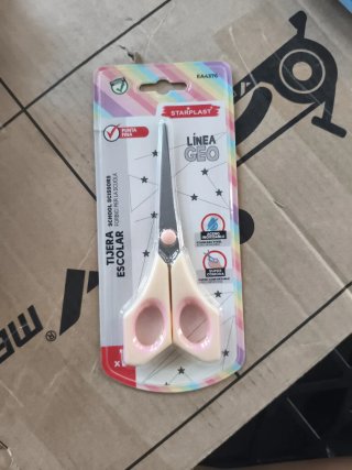 Tijeras Escolares Starplast Punta Fina