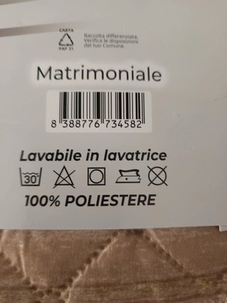 Copriletto Trapuntato Matrimoniale