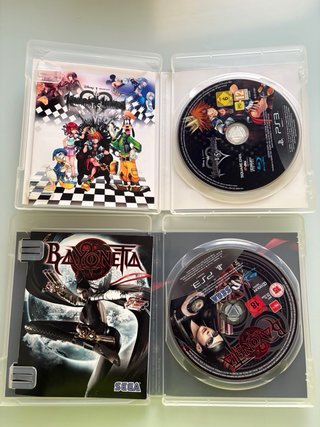 Lote 2 Juegos PS3: Kingdom Hearts, Bayoneta