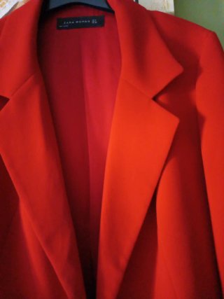Americana Roja Mujer Talla M