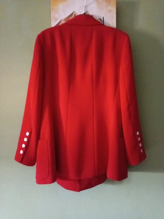Americana Roja Mujer Talla M