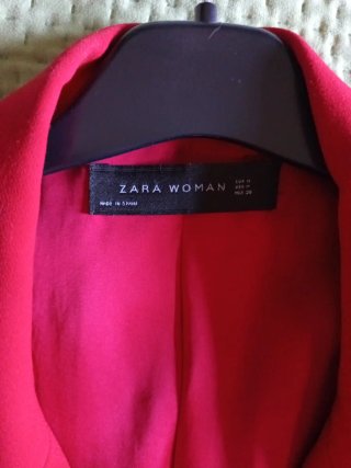 Americana Roja Mujer Talla M