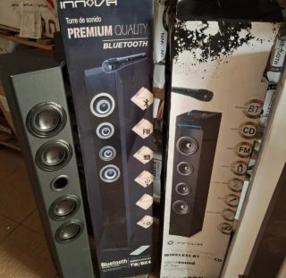 7 Torre de Sonido Innova altavoces para REPARAR