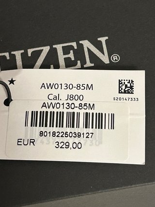 Reloj Citizen Super Titanium AW0130-85M