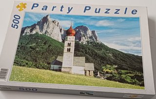 Puzzle 500 Piezas Paisaje Montaña Iglesia